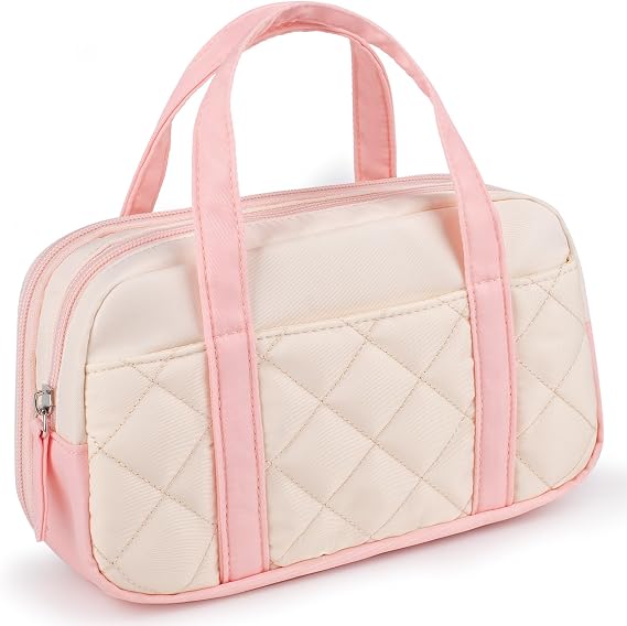 Pencil Case 2 Compartments Girls Large Pencil Case with Handle