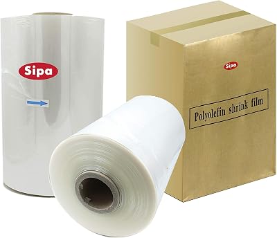 SIPA 33 100 Gauge Polyolefin Shrink Film Heat Wrap POF Centerfold 2620 feet 5