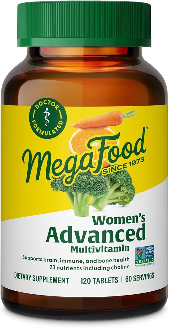 MegaFood Advanced Multivitamin for Women, Doctor Formulated, 120 Tablets
