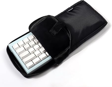 Sumgsn 60% Keyboard Case - Soft Travel Carrying Bag for Mechanical Keyboards, Waterproof and Shockproof Protection