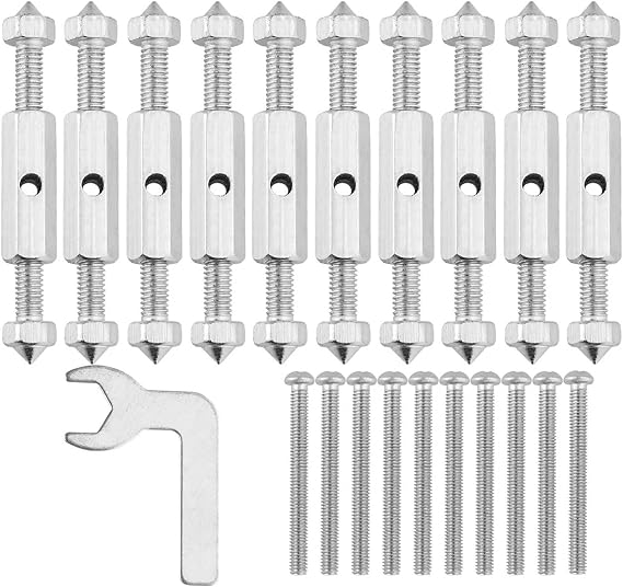 10Pcs Switch Socket Cassette Screws Multifunctional Support Rod Wall Mount Switch Box Repair Fixed Iron Electrical Accessories Tool
