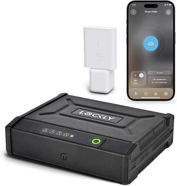 Lockly Wi-Fi Smart Safe Biometric Safe with Fingerprint