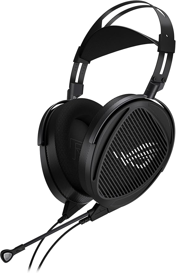 ASUS ROG Kithara Gaming/Audiophile Open-Back Wired Headphones with Mic ROG-Tuned HIFIMAN Planar Magnetic Drivers, Adjustable Headband, Extra Ear Pads, Compatible with DACs, Amps, PC, Console, Mobile