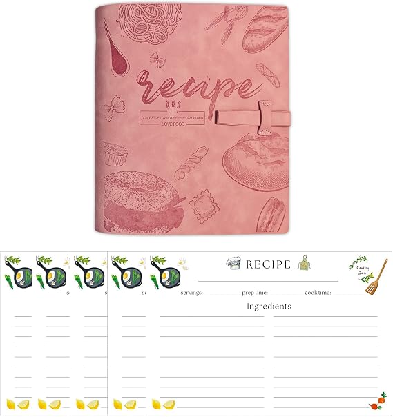 Recipe Binder & 50 Cards