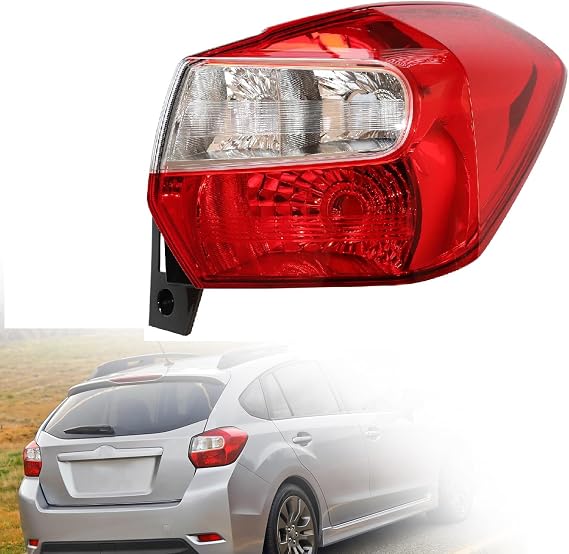 Tail Light Assembly for 2012-2016 Subaru Impreza/2013-2015 XV Crosstrek Driver Side Rear Tail Lamp Automotive Tail Light Assemblies (Right/RH)