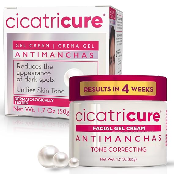 Cicatricure Antimanchas Gel Cream, Tranexamic Acid for Dark Spots, 1.7 oz