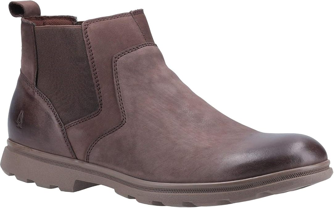 Hush Puppies Mens Tyrone Chelsea Boot, Brown, 9 UK