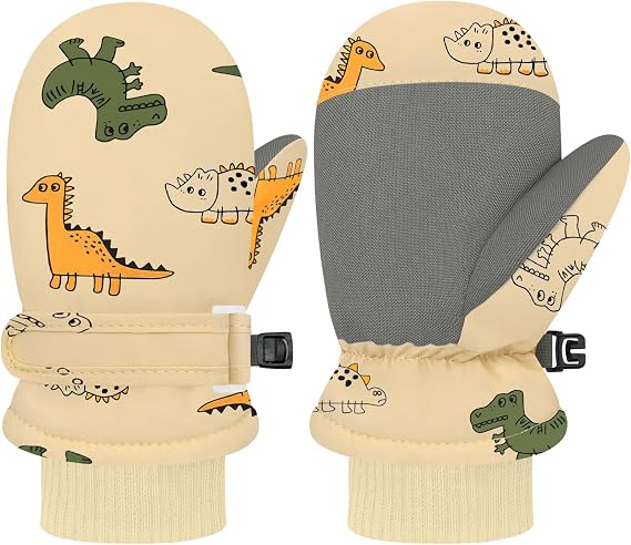 Sarfel Toddler Mittens Waterproof Toddler Gloves Waterproof Baby Mittens Winter Infant Snow Gloves for Kids Girls Boys Infant