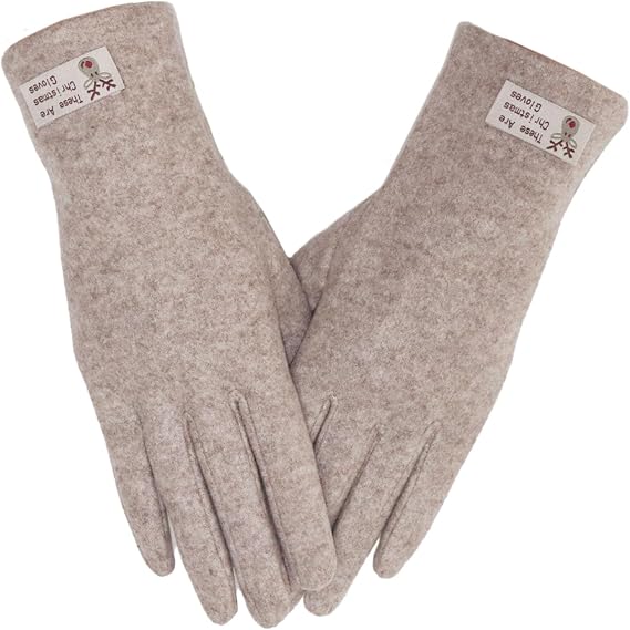 Women's Soft Thin Touchscreen Warm Winter Gloves