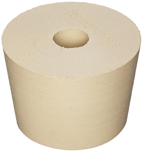 Rubber Stopper - Size 7 - Drilled