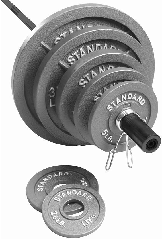 CAP Barbell 300-Pound Olympic Set (Includes 7 Feet Bar)