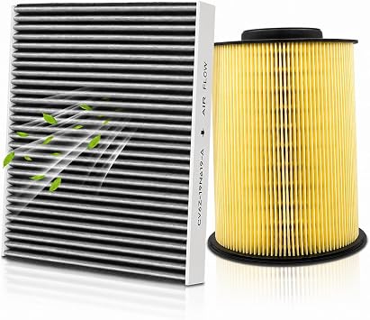 Carbhub Engine & Cabin Air Filter Compatible with Ford Escape 1.5L/1.6L/2.0L 2013-2019, Focus Gas 2012-2018, Transit Connect 1.6L 2014-2016, for Lincoln MKC 2015-2019, CA11114 CF11920 7M519601AC