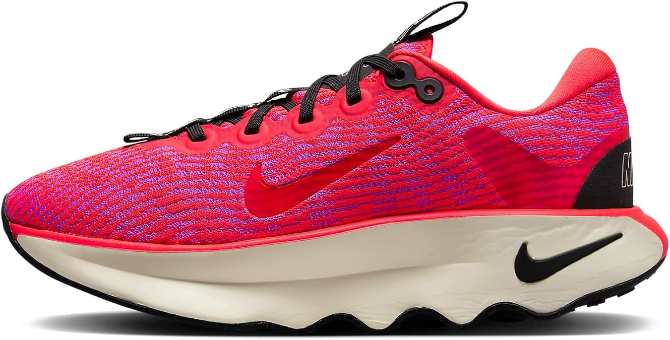 Nike Motiva Women's Walking Shoes (DV1238-600, Bright Crimson/Fuchsia Dream/Black/Bright Crimson) Size 8