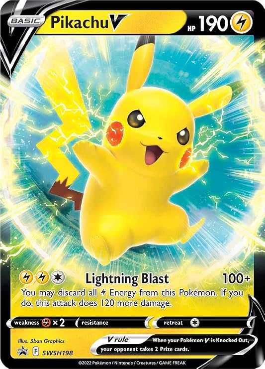 Pikachu V - SWSH198 - SWSH Black Star Promos