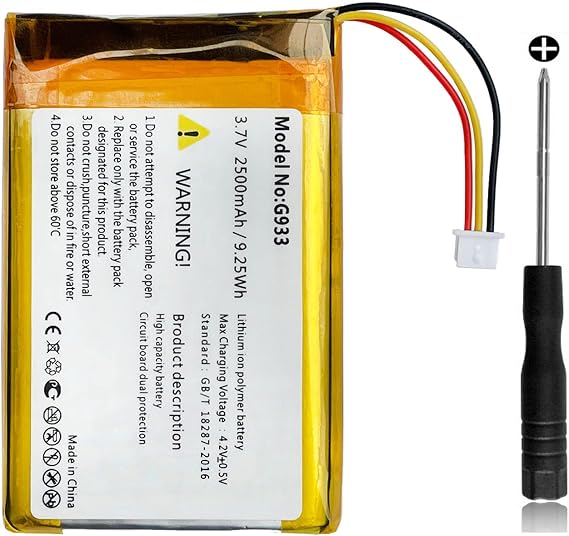 2500mah 533-000132 for Logitech Battery G933, G933S, G533, G533S, G935 Headset Battery
