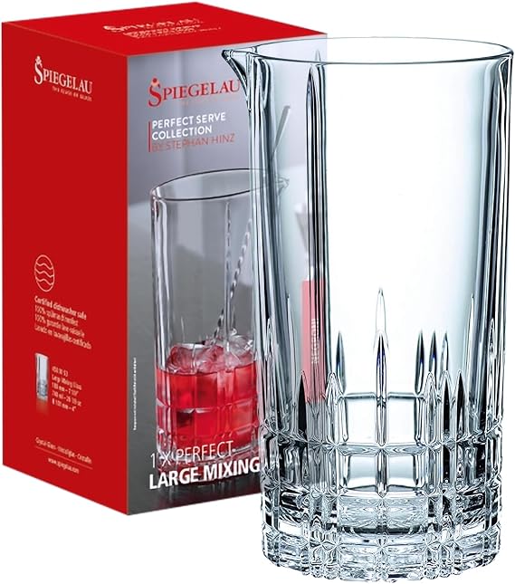 Spiegelau 4500153 Perfect Serve Collection by Stephen Hintz Perfect Large Mixing Glass, 25.4 fl oz (750 ml), Pack of 1