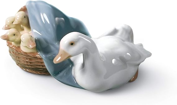 LLADRO Ducklings Figurine. Porcelain Ducks Figure.