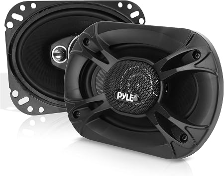 Pyle 4 Way 6x9 Inch 500 Watt Quadriaxial Loud Pro Audio Universal Quick Replacement Component Sound Speaker with Non-Fatiguing Butyl Rubber Set of 2