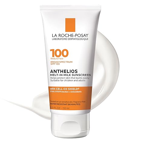 La Roche-Posay Anthelios Melt-In Milk Sunscreen for Face & Body SPF 100