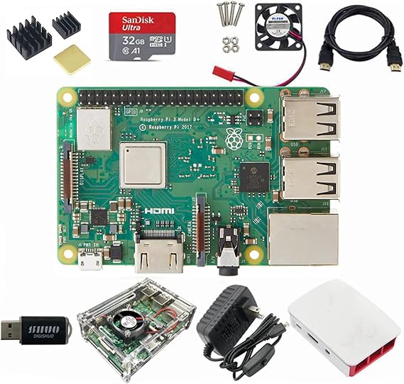 Raspberry Pi 3 Model B+ 9 in 1 Complete Starter Kit