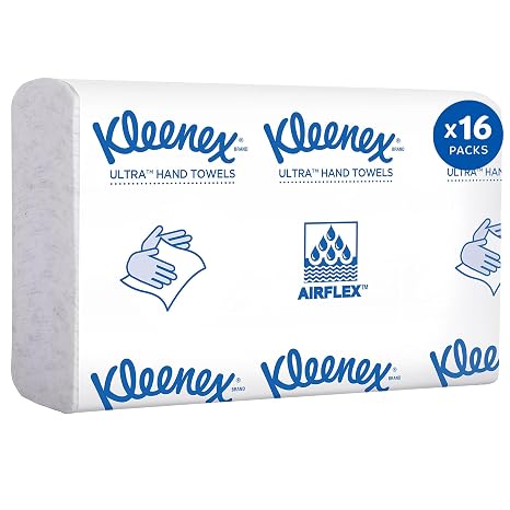 Kleenex Professional Reveal Folded Towels, Bulk, 16 x 150 Sheets (46321)