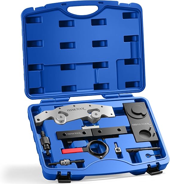 Timing Tool Kit for BMW M52 M52TU M54 M56 6 Cylinder Engine Camshaft Alignment Timing Locking Tool Set, Pack of 9