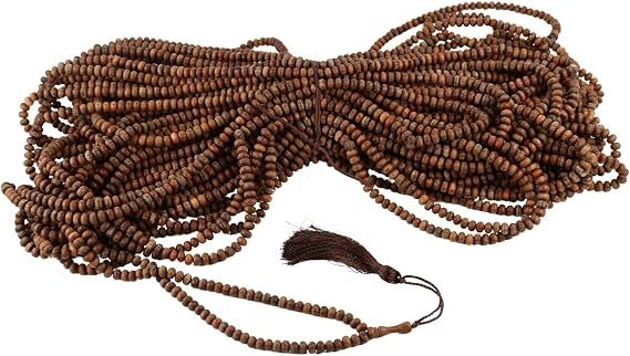 Handmade Juniper Wood 5000 Beads Tasbeeh Small Size Misbaha Islamic Gift Tasbih Prayer Beads Tesbih 5x7 mm Dhikr