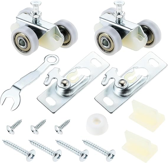 Pocket Door Top Hanger Rollers,2 Pack Sliding Door Wheels