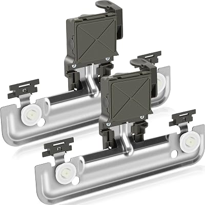 W10712395 Dishwasher Replacement Top Rack Replace for Kenmore Kitchenaid Whirlpool Dishwasher Parts, Replace W10350375 AP5957560 Upper Rack Parts, WDT750SAHZ0 WDT970SAHZ0 WDT780SAEM1 WDTA50SAHZ0
