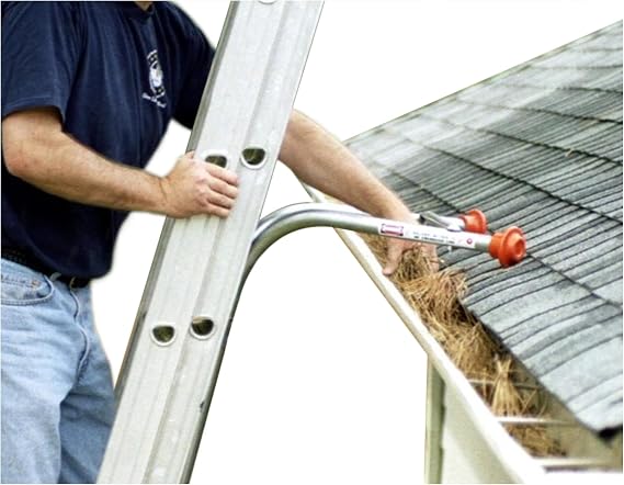 Ladder Stabilizer, American Made Heavy Duty Standoff Fits Most Ladders, Secure Roof and Wall Extension Accessory, Gutter Protection Tool,