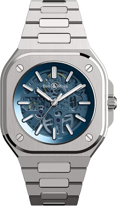 Bell & Ross BR 05 Limited Edition Blue Skeleton Automatic Men's Watch BR05A-BLU-SKST/SST