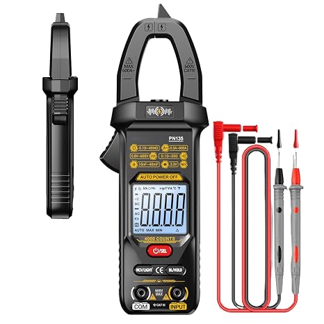 Clamp On Multimeter Smart 4000 Counts AC/DC Voltage Current