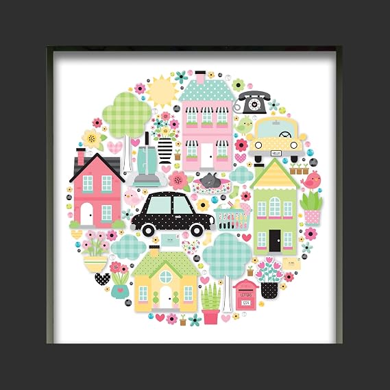 Doodlebug Design Shadow Box Insert My Happy