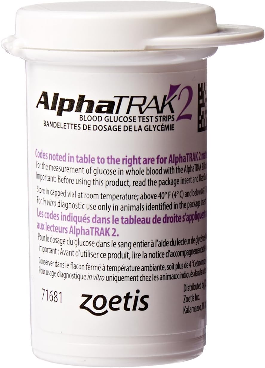 AlphaTRAK 2 Blood Glucose Test Strips, 50 Count