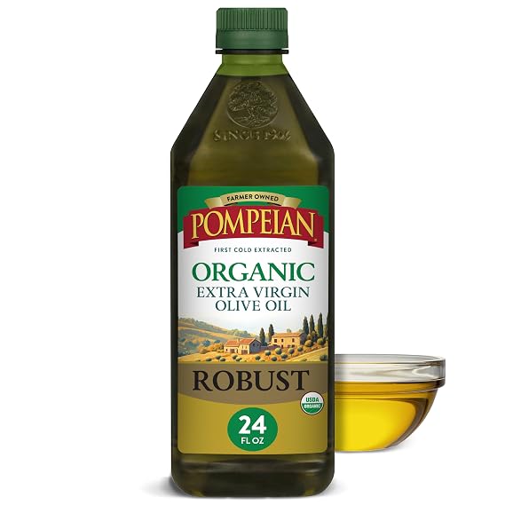Pompeian Robust Organic Extra Virgin Olive Oil - 24 fl oz