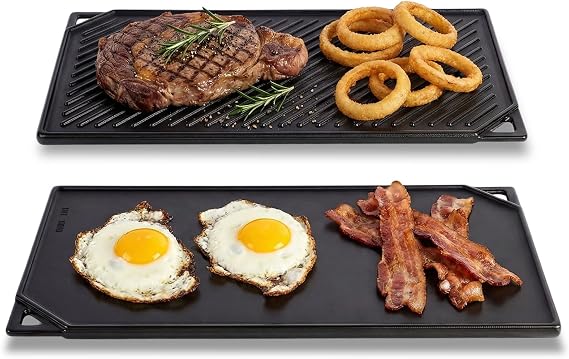 16.7" x 9.5" Stove Top Griddle Reversible Griddle Plate