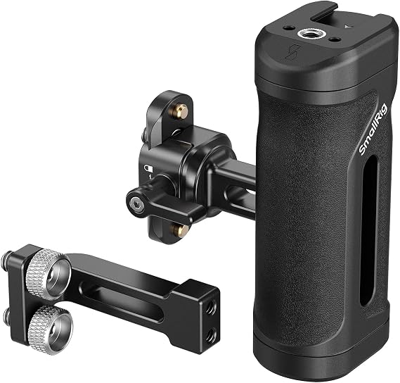 SMALLRIG Mini Side Handle Kit with 1/4"-20 Threaded Holes & NATO Clamp