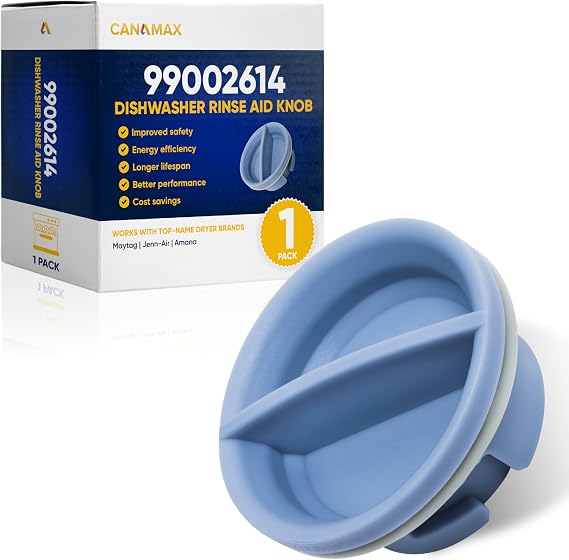 Canamax [Upgraded] 99002614 Dishwasher Rinse Aid Knob for Maytag Jenn-Air