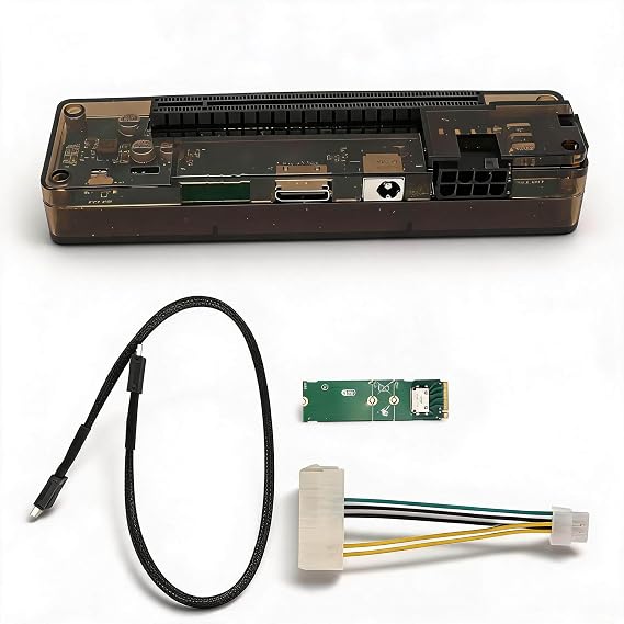 EXP GDC Laptop Standalone Video Card Dock M.2 M PCIE Key to Dock for OCuLink External Graphics Card with Power Interface Graphics Card