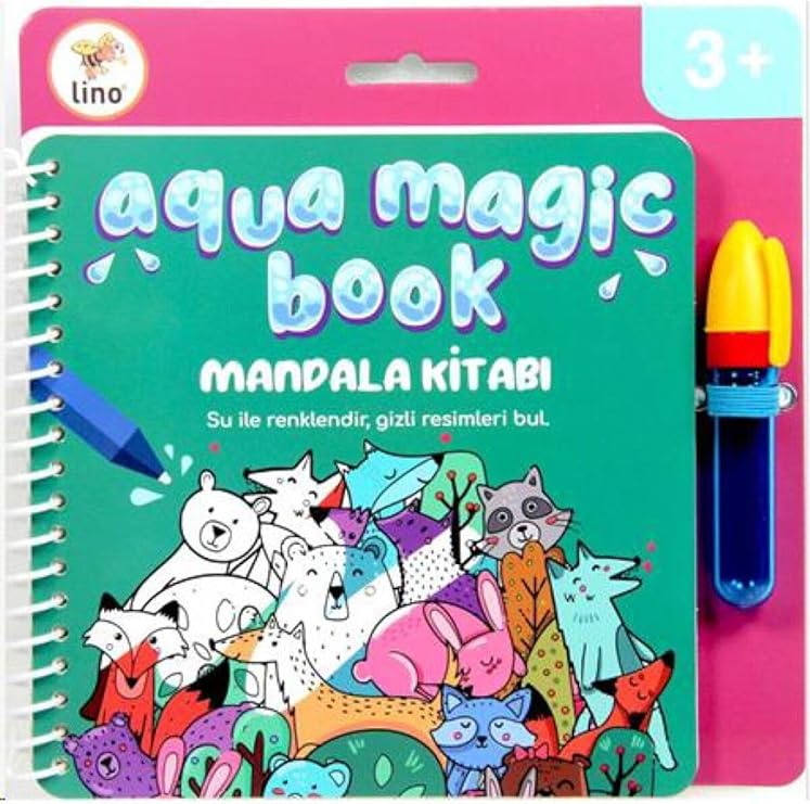 Lino Aqua Magic Book Mandala (Sihirli Boyama Kitabı)