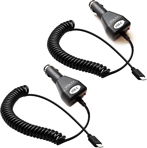 Fast 20Watt (2Pack) Quick Car Charger Compatible with Retroid Pocket 3 Plus Full Heavy Duty 3Amp Original - Vehicle Verified, UL, Verified!