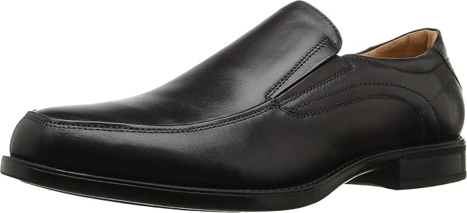 Florsheim Men?s, Midtown Moc Toe Slip on Shoes Black 12 5E