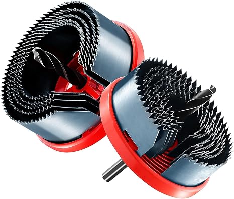 HYCHIKA BETTER TOOLS FOR BETTER LIFE Delik Testeresi Seti Kutu Matkabı 7 Testere Çelengi ve 5 Testere Çelengi, Ahşap, Alçı Panel, Sunta, Delik Delme için