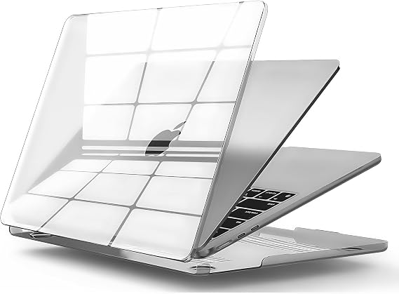 Minesk MacBook PRO M1 / M2 13'' ile Uyumlu Sert Polikarbonat Koruyucu Kılıf (A1706/A1708/A1989/A2159/A2251/A2289/A2338) (Super Şeffaf)