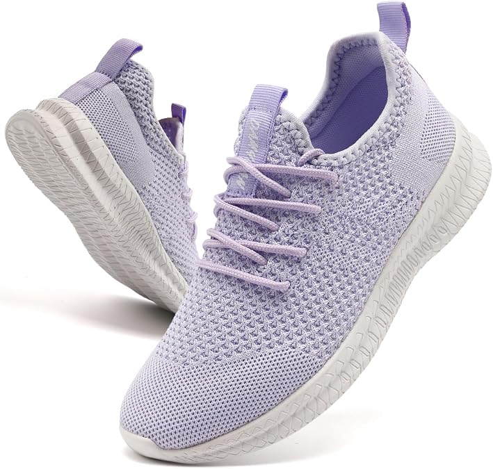 Womens Walking Tennis Shoes Slip On Running Casual Athletic Workout Gym Non Slip Sneakers Comfortable Sports Shoes for Women