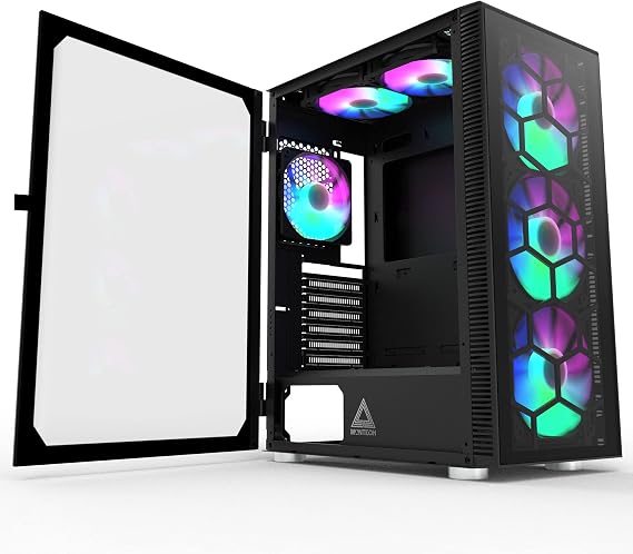 MONTECH X3 Glass Midi-Tower gaming case Black