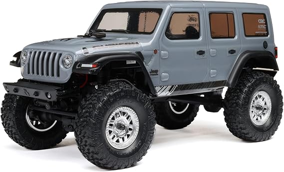 Axial RC Crawler SCX24 Jeep Wrangler 1/24 Scale 4WD RTR Grey