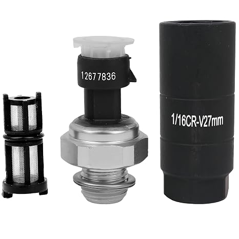 Oil Pressure Sensor & Socket for Chevy GMC Cadillac,Silverado 1500,12573107