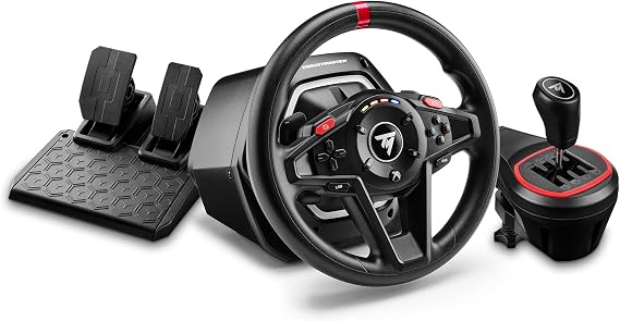 Thrustmaster T128 gear lever set, T128 racing steering TH8S gear plug-in, compatible with Xbox and PC