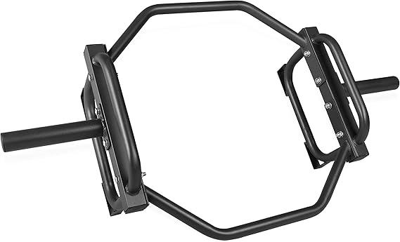 CAP Olympic Trap & Shrug Bar with Elevated Grip, 500-Lb Capacity